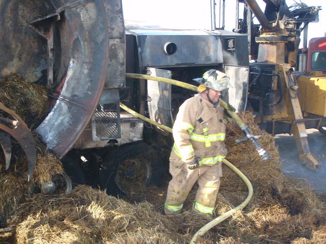 Hess hay grinder fire. 05.12.2012